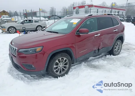 2019 Jeep Cherokee Latitude Plus Fwd z USA, uszkodzony, nr VIN 1C4PJLLB1KD128544